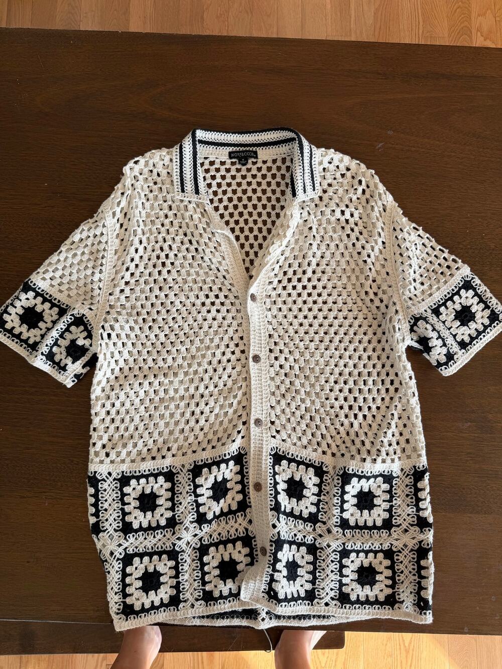 Morsecode Crochet Top